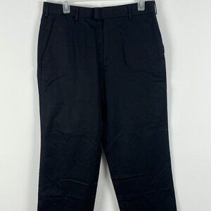 Dockers Chino Pants Size 32 Black Inseam 30in Rise 11in Slash Pockets Zip Button